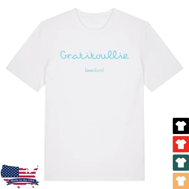 Love Island Gratitoullie Cotton Pink T Shirt | Love Island Merch Store Official