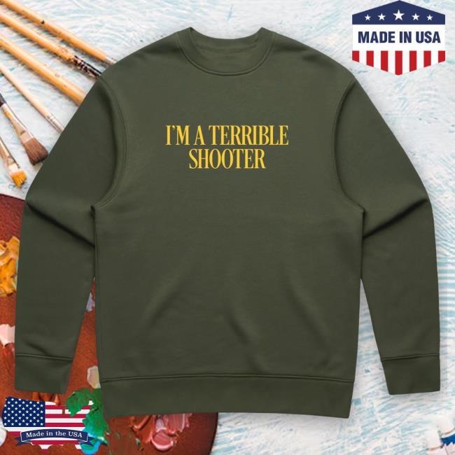 Official Dirty Kid Merch Terrible Shooter Crew - Green