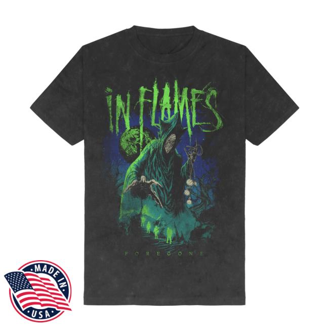 Official In Flames Shop Merch Foregone Vintage Shirts