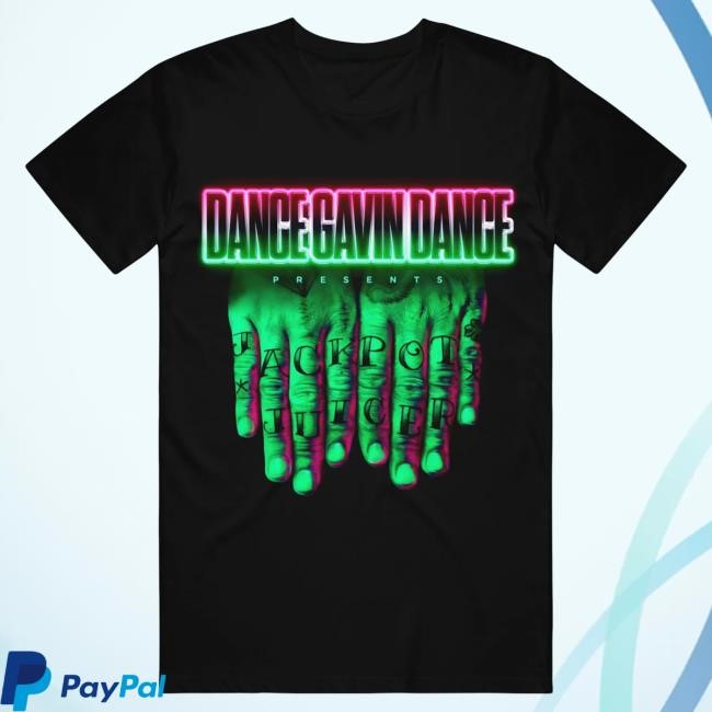 Official Dance Gavin Dance Merch Knuckles Black Tees DanceGavinDance