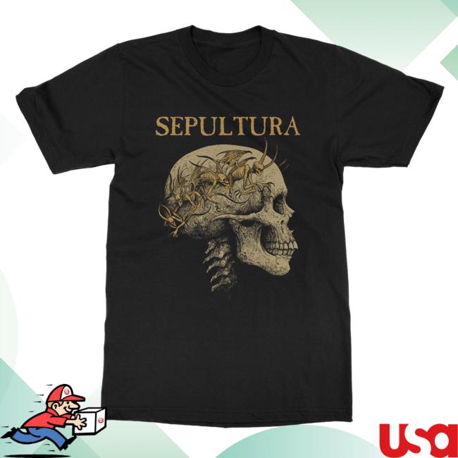 Official Sepultura Merch Store Sepultura Klash Of The Titans Tour 2023 Attractive Shirt Sepultura Clothing Shop