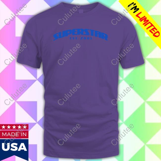 Superstar Est 2001 Blue T Shirt