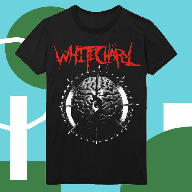Brain Eye Black T Shirt White Chapel