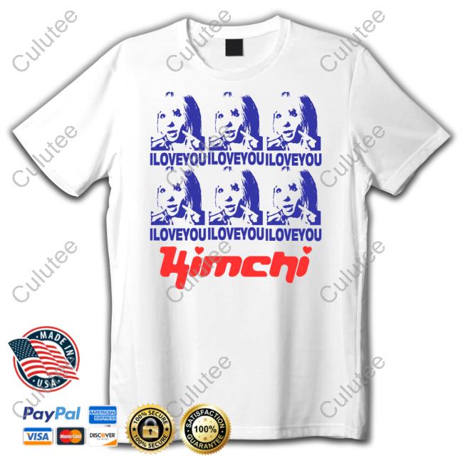 Official Kimchi Merch Ilykimchi Iloveyou White Tee Shirt
