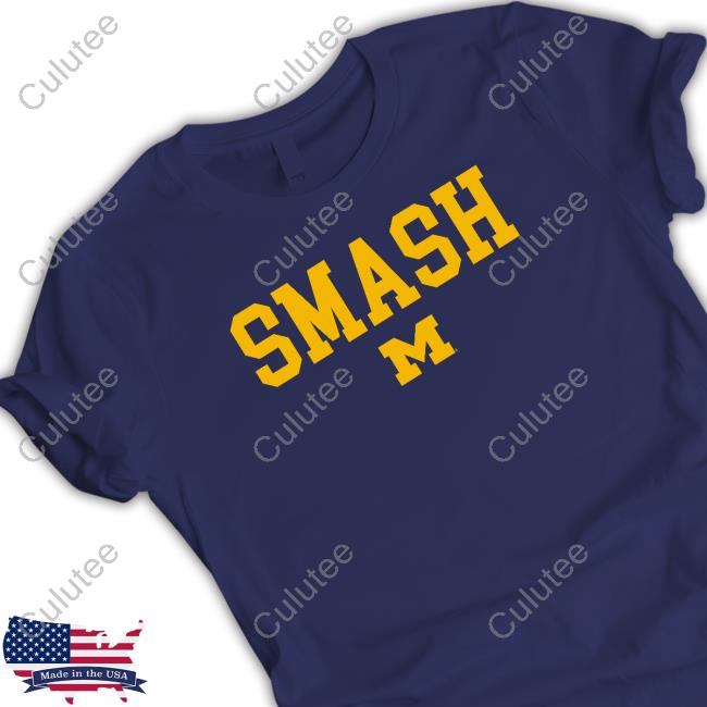 Michigan Football Smash Tee Shirt