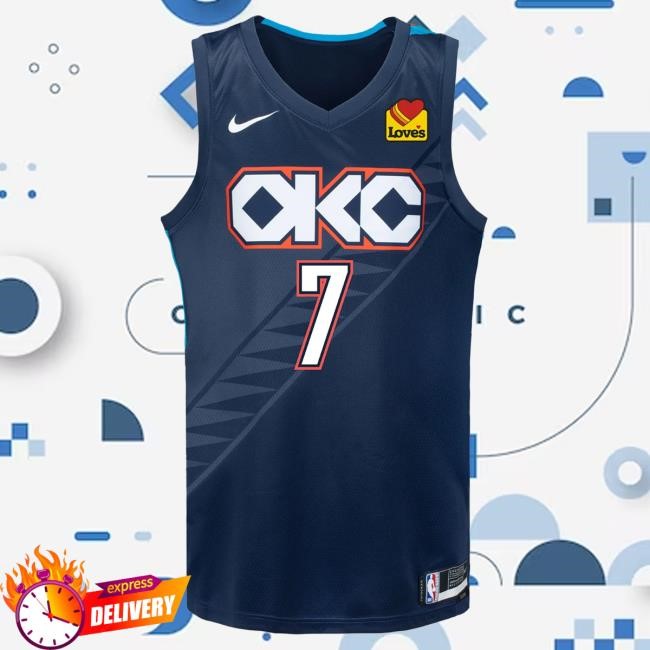 Chet Holmgren Oklahoma City Thunder 2025-26 NBA Basketball City Edition