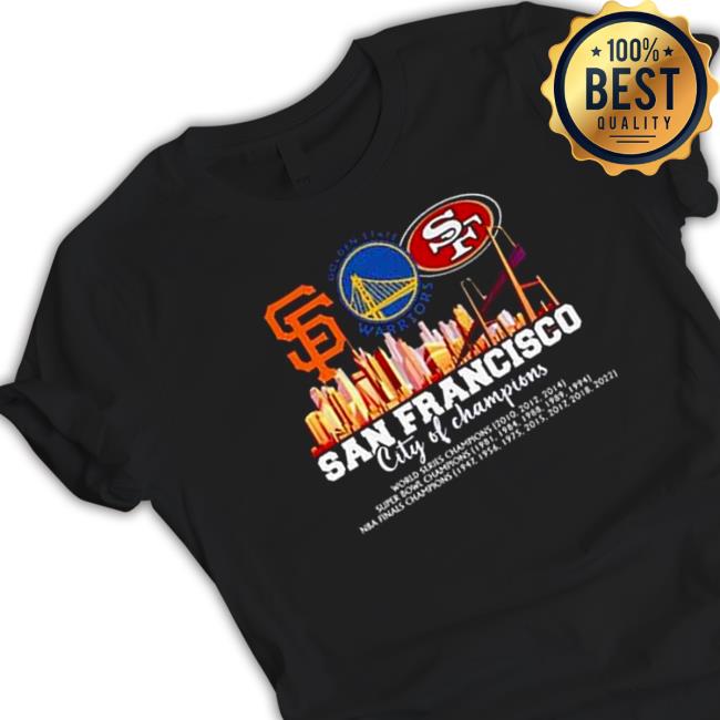 Official Kansas City Chiefs San Francisco Giants city of champions 2023 Tee