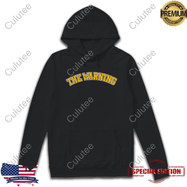 The Warning Merch Varsity Black Tee Shirt