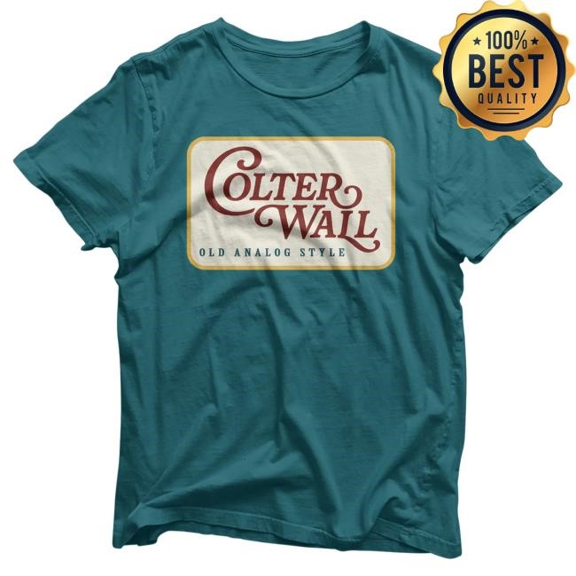 Official Colter Wall Merch Store Shop Colter Wall Old Analog Style Top Shirt ColterWall