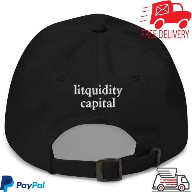 Litquidity Levered To The Tits Dad Cap - Black | Navy Litquidity Official Merch Store