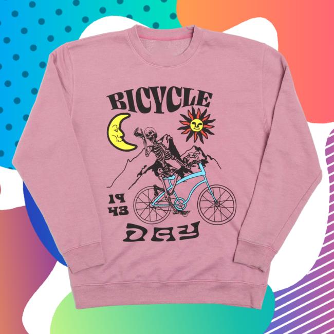 Official Altru Apparel Clothing Bicycle Day Hoodies