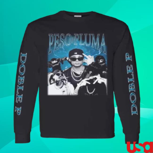 Official Peso Pluma Merch Collage Crewneck Sweatshirt
