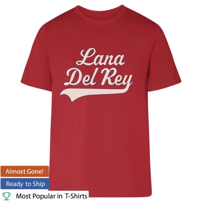 Official Lana Del Rey Merch Store Script Logo Shirt New Lana Del Rey Clothing Apparel Shop LanaDelRey