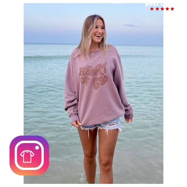 Official Elevated Faith Clothing Heart Of God Unisex Sweaters
