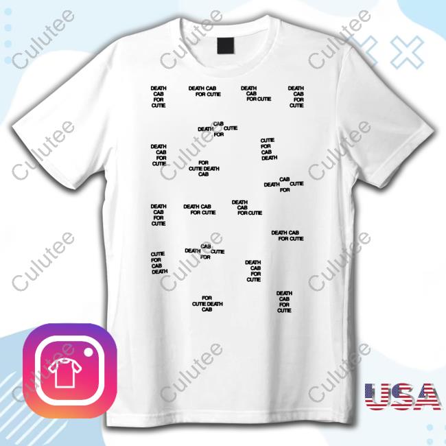 Official Death Cab For Cutie Merch Logo Play Tee