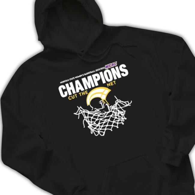 Norfolk state 2023 meac champions cut the net Long Sleeved T Shirt