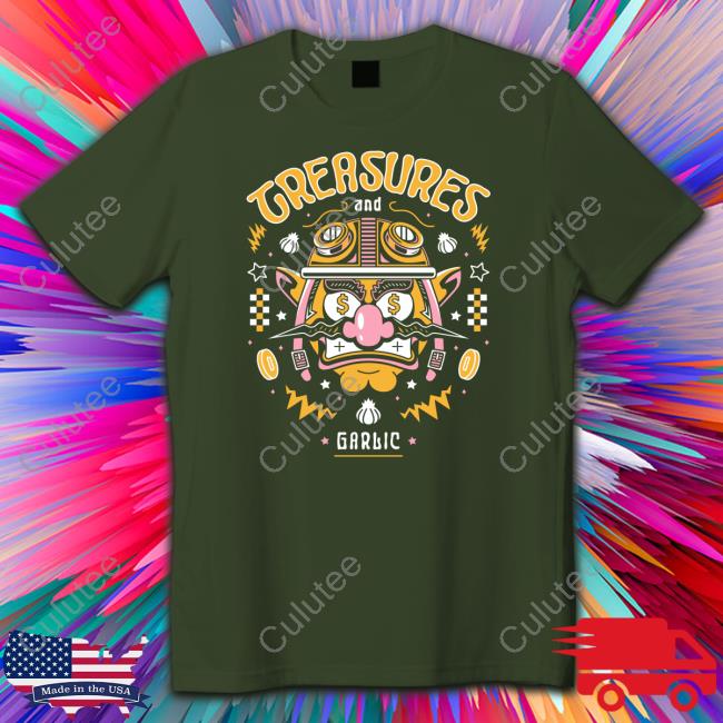 The Yetee Shop Abad Treasures And Garlic Shirt By Ruben Bernabe Abad Wario64