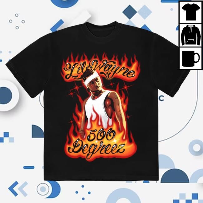 Lil Wayne 500 Degreez Airbrush 20Th Anniversary Shirt Lil Wayne Merch