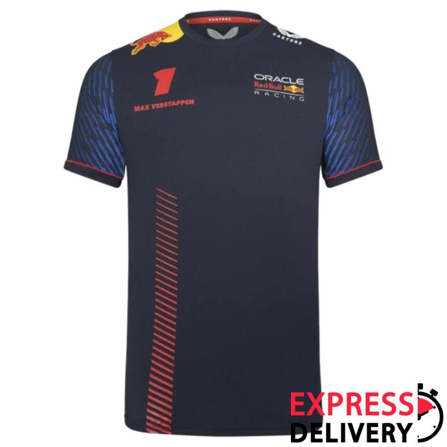 Official Oracle Red Bull Racing 2023 Team Max Verstappen Driver Long Sleeve T Shirt