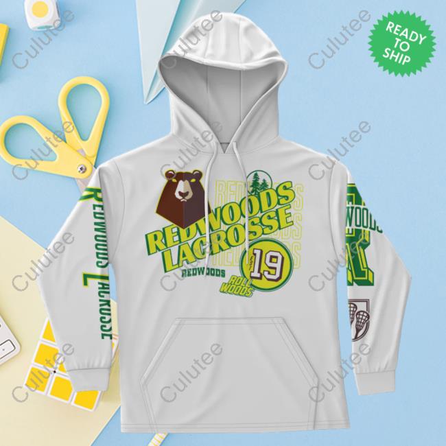 Official Premier Lacrosse League Shop Redwoods All Over Print Sweatshirts