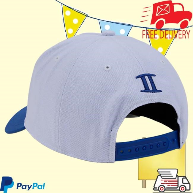 Official Interscope Blue University Snapback Hat
