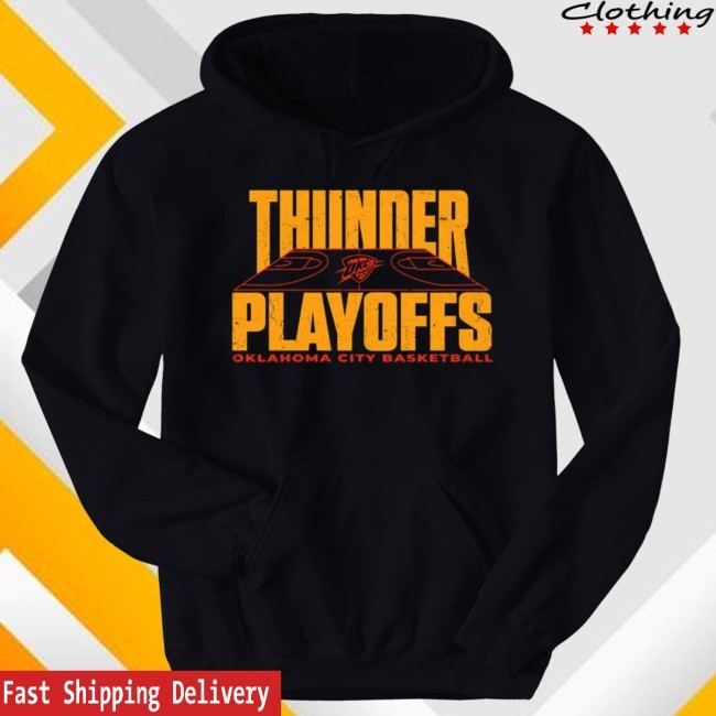 Oklahoma City Playoffs Thunder Vs Nuggets Basketball Long Sleeve Hoodie