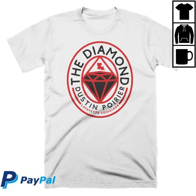 Official Dustin Poirier Merch Dustin Poirier The Diamond Retro Wordmark Top Shirt Official Dustin Poirier Merch Dustin Poirier The Diamond Retro Wordmark Hot Shirt