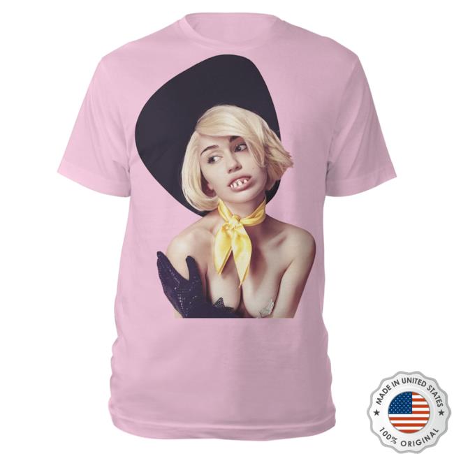 Official Merch Bar Miley Cyrus Merch Store Buck Teeth Shirts Pink MerchBar MileyCyrus Apparel Clothing Shop