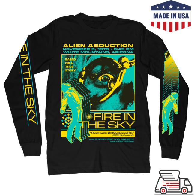 Official Studiohouse Designs Merch Store Fire In The Sky Long Sleeve Tee Studiohouse Designs Apparel Clothing Shop StudiohouseDesigns