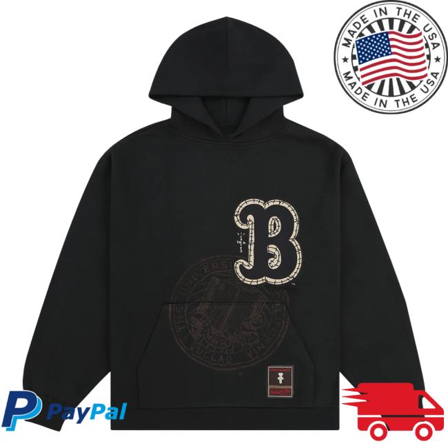 Official Travis Scott Utopia Merch Store CJ X M&N X UCLA Pullover Hoodie Travis Scott Apparel Clothing TravisScott