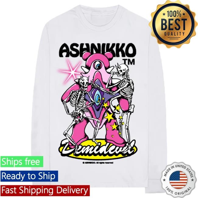 Ashnikko Skeleton Dry Hump Longsleeve Orange Tee Legacy