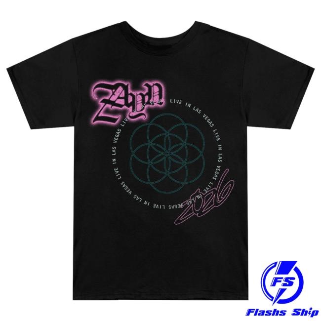 Vegas Mandala Tshirt Zayn Malik Merch Store Official