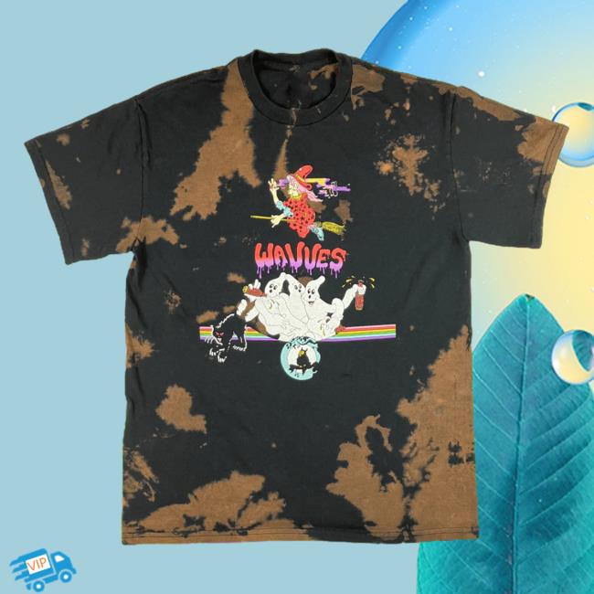 Official Hello Merch Store Wavves Witch Reverse Tie Dye Shirts Hellomerch