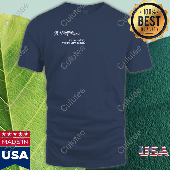 DellaMoon Policeman And Artist Tee Shirt
