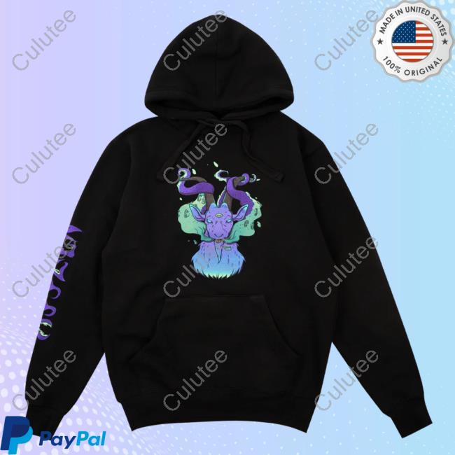 Official Elvis The Alien Ayylien Clothing Baphomet Hoodie