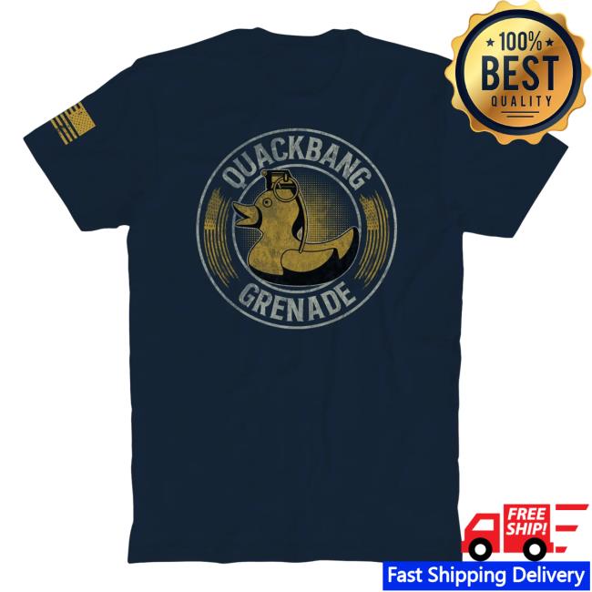 Official The Fat Electrician Merch Bunker Branding Quackbang Shirts Navy