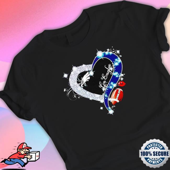 Diamond Heart Go Eagles T-shirt Diamond Heart Go Eagles Sweaters