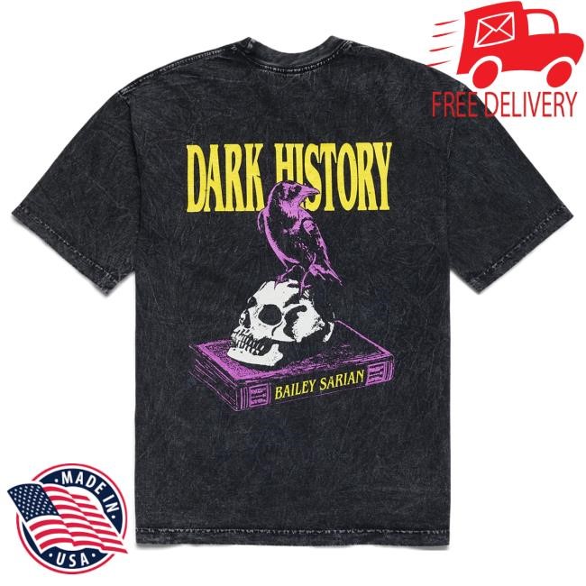 Official Bailey Sarian Merch Bailey Sarian Dark History Popover Shirt Carbon BaileySarian
