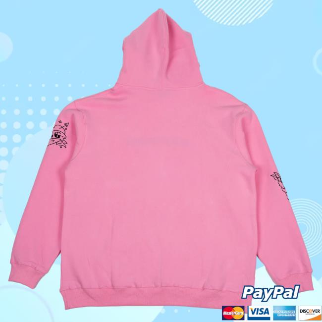 Official Ssg Merch Store Spacestation Gaming Pink Yatted Pullover Hoodie Official Ssg Merch Store Spacestation Gaming Pink Yatted Pullover Sweatshirt