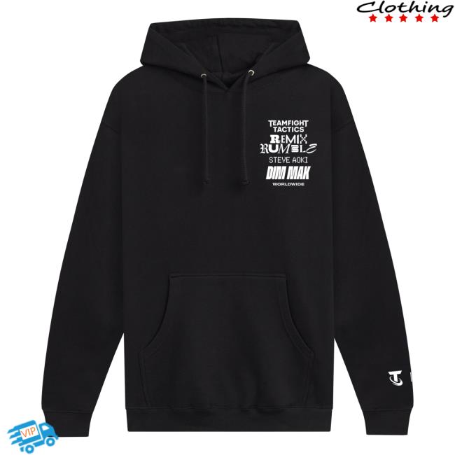 Riot Games Merch Dim Mak X Teamfight Tactics Remix Rumble Steve Aoki Dim Mak Worldwide Hoodies