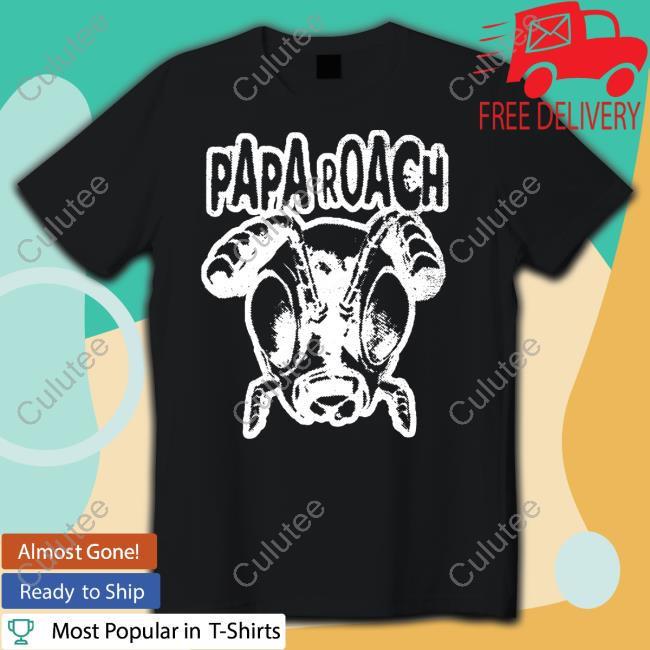 Papa Roach Merch Xl Roach Head Shirt