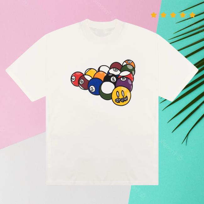 Official Drew House Merch Store Shop Pool Hall Ss Popover Shirt Off WhiteDrewHouse Apparel Clothing