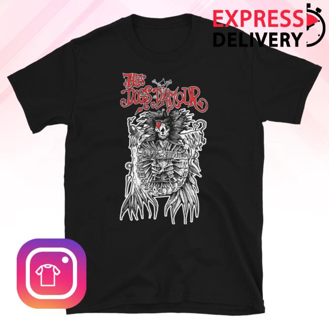 Official Tyla Store Tyla’S Dogs D’Amour – Tempus Fugit – T Shirt (black)