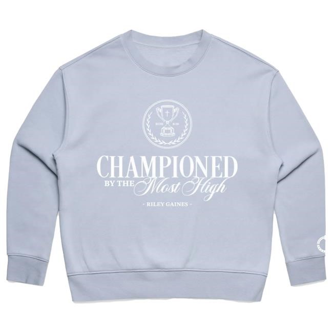 Turning Point USA TPUSA Official Tpusa Merch Store Shop Turning Point Usa Champion By The Most High Crewneck