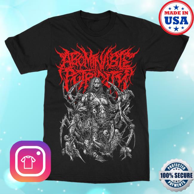 Official Indie Merch Store Shop Abominable Putridity "Arachnoid Impalement" Tee Indiemerchstore