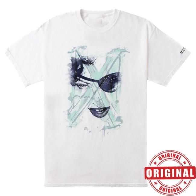 Official Madonna Merch Store Mx "Painted" Eyepatch Shirt Madonna Apparel Clothing Shop