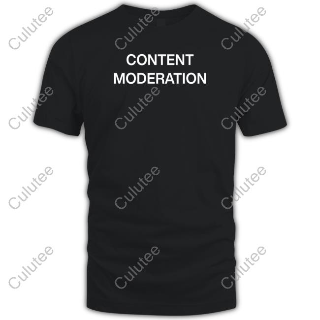 Official Content Moderation T-Shirt
