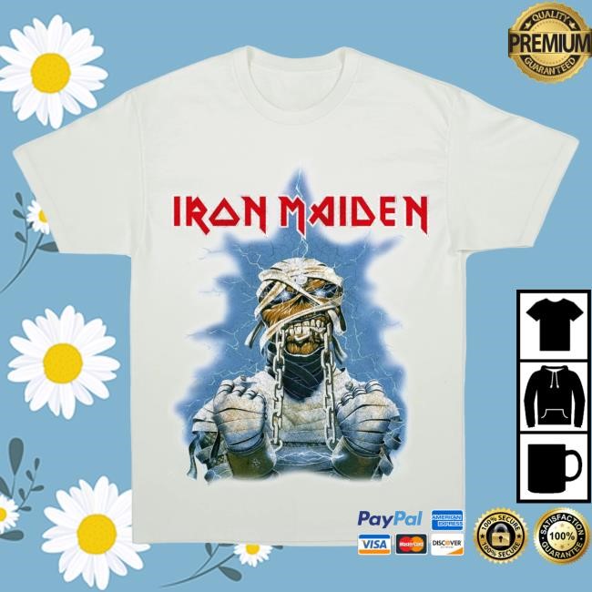 Official Complex Merch Store Screen Stars Iron Maiden - Powerslave SS Top Shirt