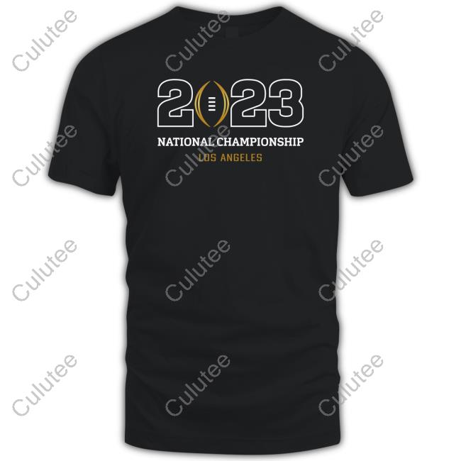 Official 2023 National Championship Los Angeles Black Shirt 2022