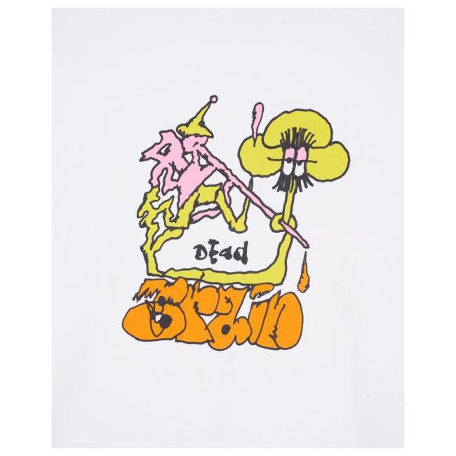 Official Brain Dead Merch Shop Brain Dead Packing Up Long Sleeve - White